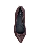 Ballerines en Cuir Charyssa vin