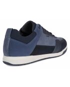 Baskets en Velours de Cuir Spherica bleu marine