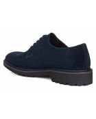 Derbies en Velours de Cuir Cannaregio bleu marine