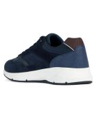 Baskets en Cuir Radente bleu marine