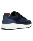 Baskets en Cuir Radente bleu marine