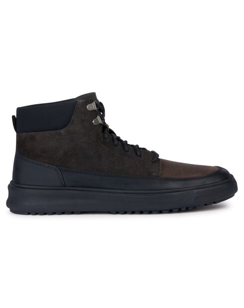 Boots en Cuir Cervino café/noir