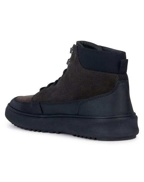 Boots en Cuir Cervino café/noir
