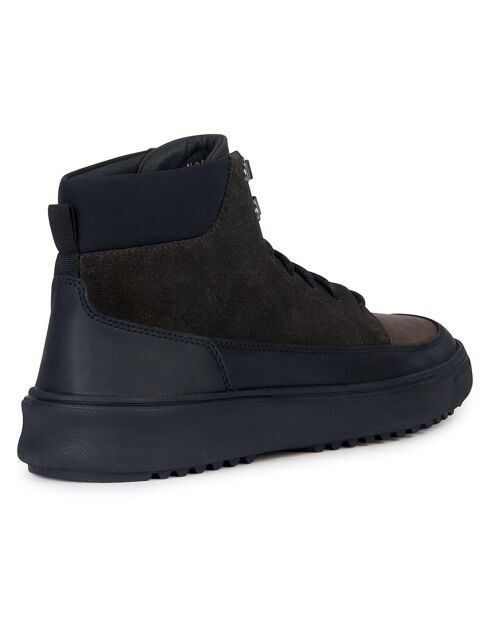 Boots en Cuir Cervino café/noir