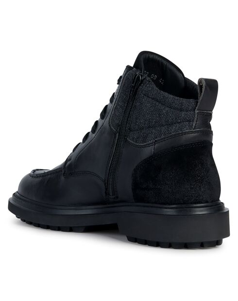Faloria Schwarze Lederstiefel