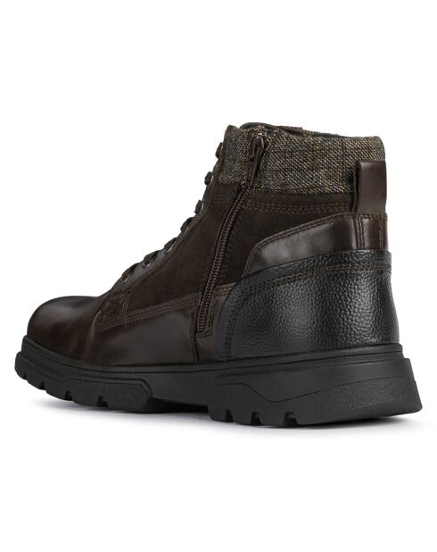 Boots en Cuir Clintfordb café/café foncé
