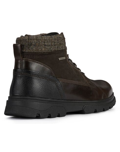 Boots en Cuir Clintfordb café/café foncé