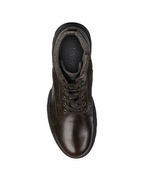 Boots en Cuir Clintfordb café/café foncé