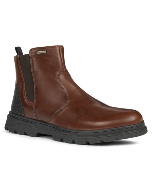 Boots en Cuir Clintfordb marron foncé/café foncé