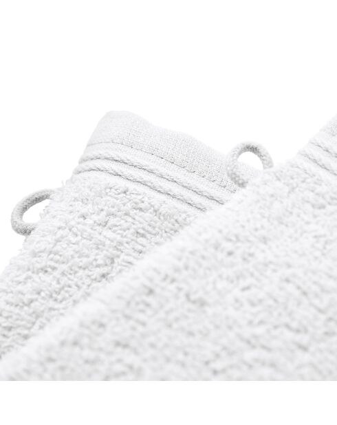4 Gants de Toilette Spa neige - 15x21 cm