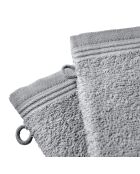 4 Gants de Toilette Spa perle - 15x21 cm