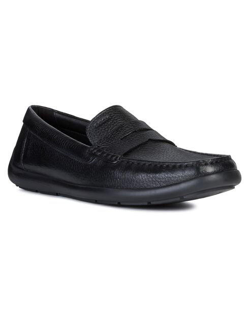 Mocassins en Cuir Devan noirs