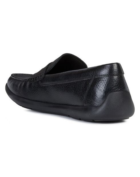 Mocassins en Cuir Devan noirs