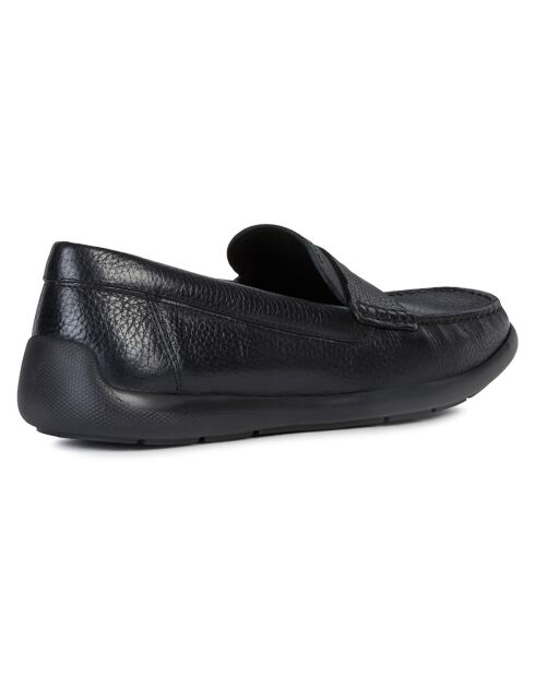 Mocassins en Cuir Devan noirs