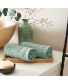 4 Serviettes Invite Spa menthe