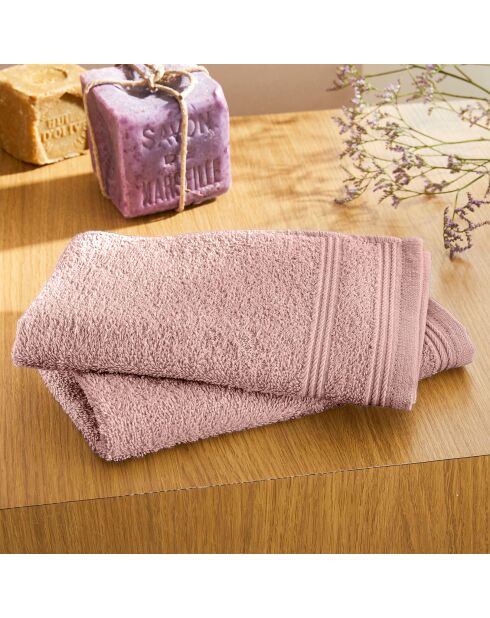 4 Serviettes Invite Spa vieux rose