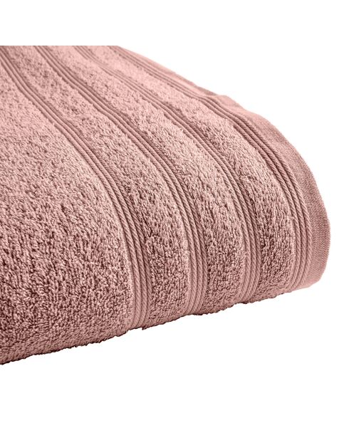 Altes rosa Spa-Badetuch