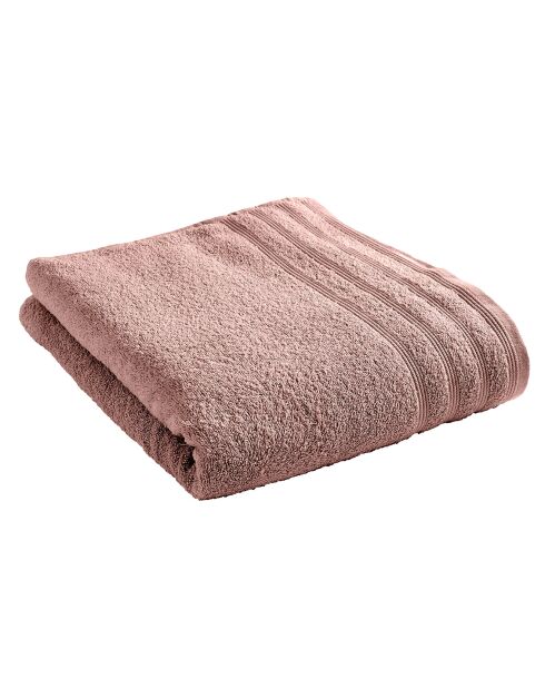 Altes rosa Spa-Duschtuch