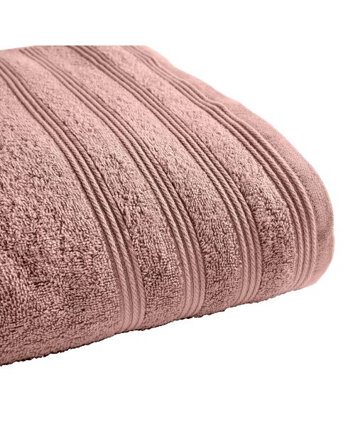 Altes rosa Spa-Duschtuch