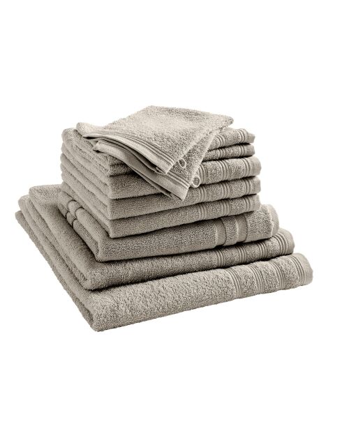 Pacchetto spa completo - 10 pezzi sabbia