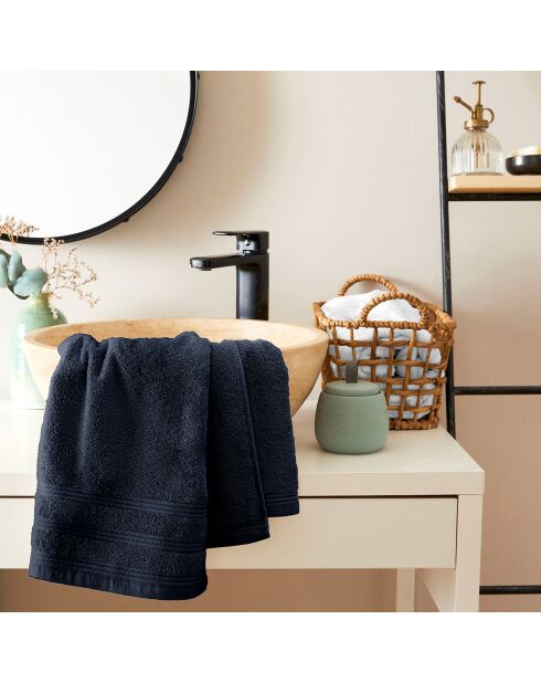 Serviette de Toilette Spa bleu nuit