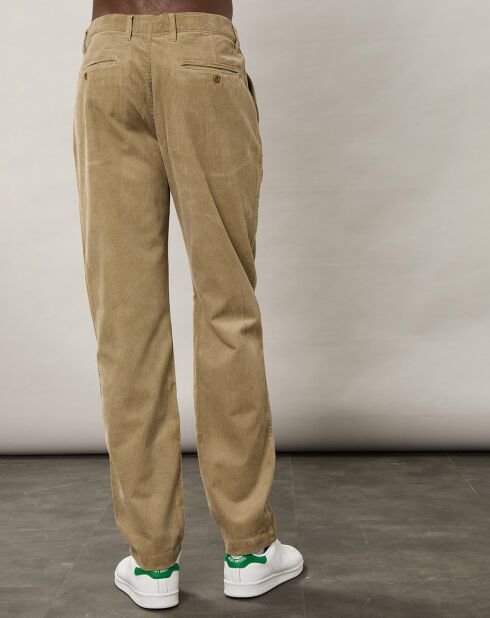 Pantalon en Velours côtelé Tyron taupe