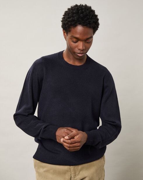 Pull 100% Laine Seamless Crew marine