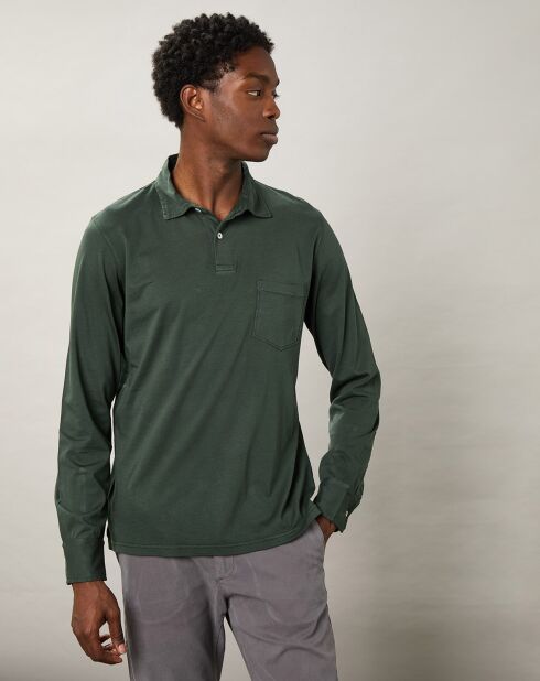 Polo Jersey Ls forêt