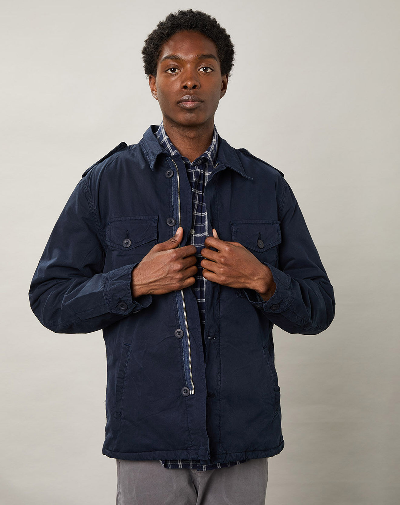 Veste Jonah Marine Vente Priv E Hartford BazarChic New Releases