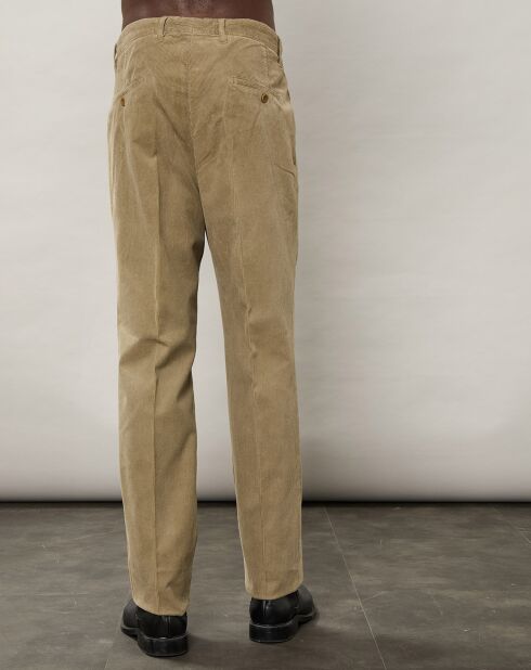 Pantalon en Velours côtelé Tom taupe