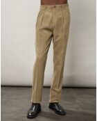 Pantalon en Velours côtelé Tom taupe