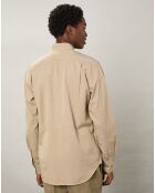 Chemise regular Pocket Pat khaki