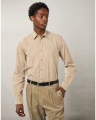 Chemise regular Pocket Pat khaki