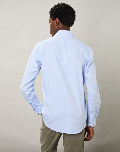 Chemise slim Sammy Oxford bleue