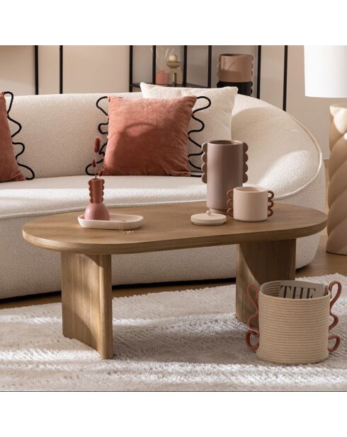 Table basse Lousada marron - 110x60x42 cm