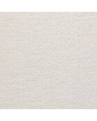 Pouf Amea bouclette blanc - 39x40 cm