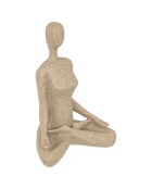 Statue femme Aby modèle aléatoire beige - 14x10x23  cm