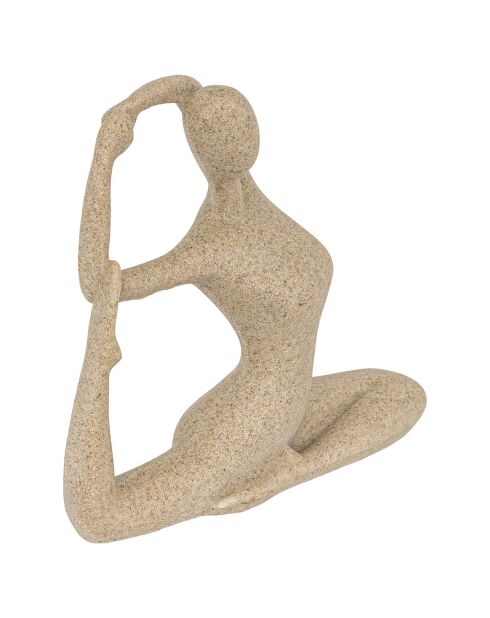 Statue femme Aby modèle aléatoire beige - 14x10x23  cm