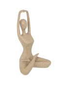 Statue femme Aby modèle aléatoire beige - 14x10x23  cm