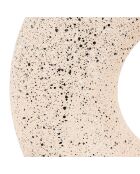 Vase Circle blanc/noir - 27x9.5x30 cm