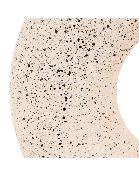 Vase Circle blanc/noir - 27x9.5x30 cm