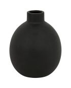 Vase Rily noir - 14.5x18 cm