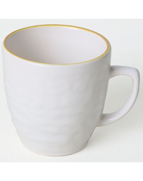 4 Tasses à café avec soucoupes multicolores - 100ml