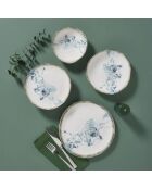 Service de table en Porcelaine multicolore  - 24 pièces
