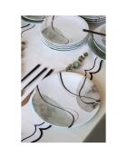 Service de table en Porcelaine multicolore  - 24 pièces