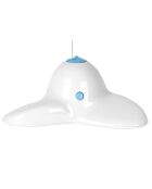 Jeu papillon interactif pour chat blanc - 20x9x16 cm