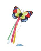 Jeu papillon interactif pour chat blanc - 20x9x16 cm