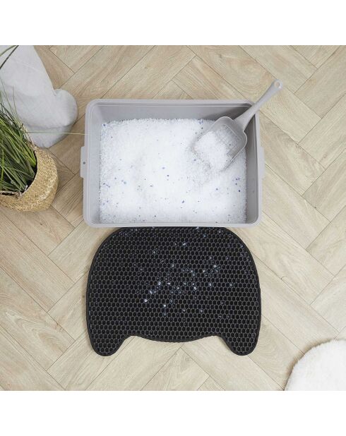 Tapis de litière noir - 40x50 cm