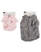 Manteau en fausse fourrure pour chien couleur aléatoire - 32x27x0.2 cm