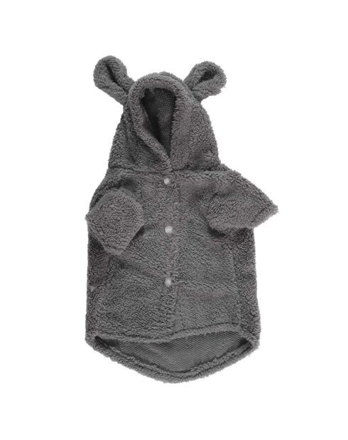 Manteau en fausse fourrure pour chien couleur aléatoire - 32x27x0.2 cm